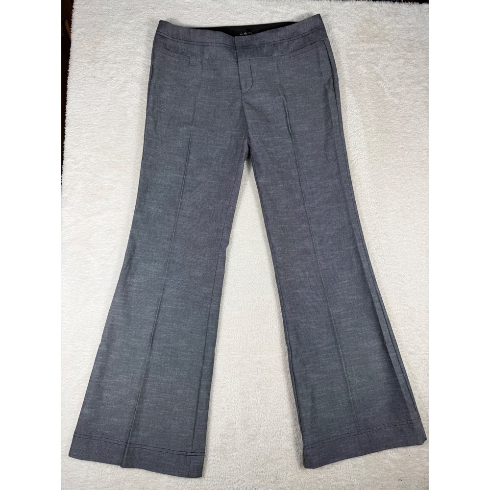 Twenty One Dress Pants Women 11 Grey Excellent Flare Leg Workwear Y2K low rise